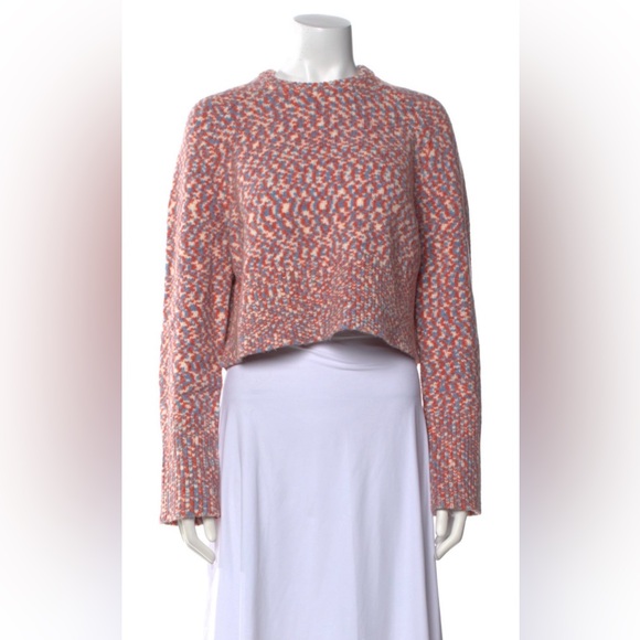 KULE SuperSoft Cropped Crew Neck Sweater Size M